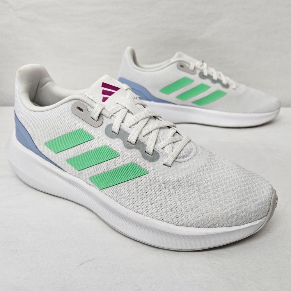Adidas‎ Runfalcon 3.0 Running Shoes HP7561 White Green Womens Size 8.5